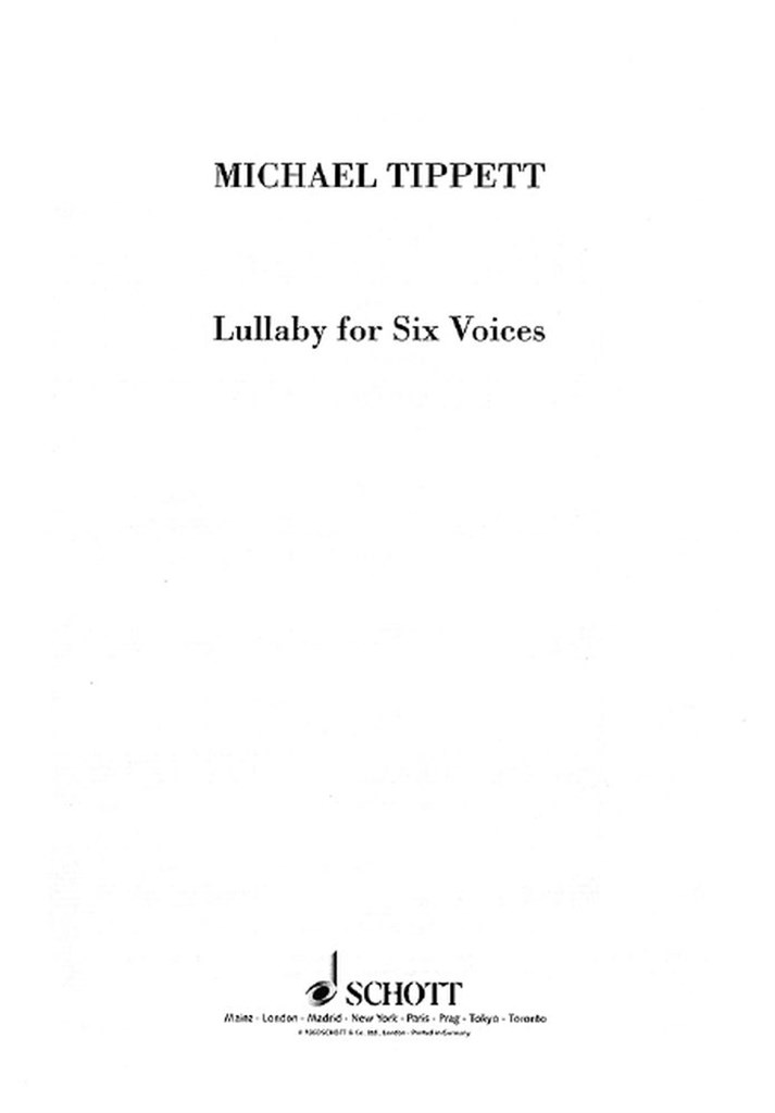 Lullaby for Six Voices
